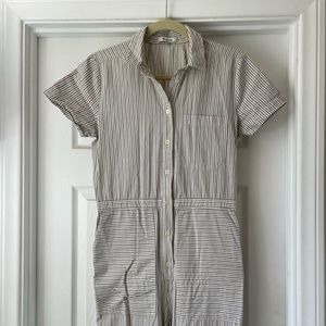 Madewell Striped Utility Jumpsuit